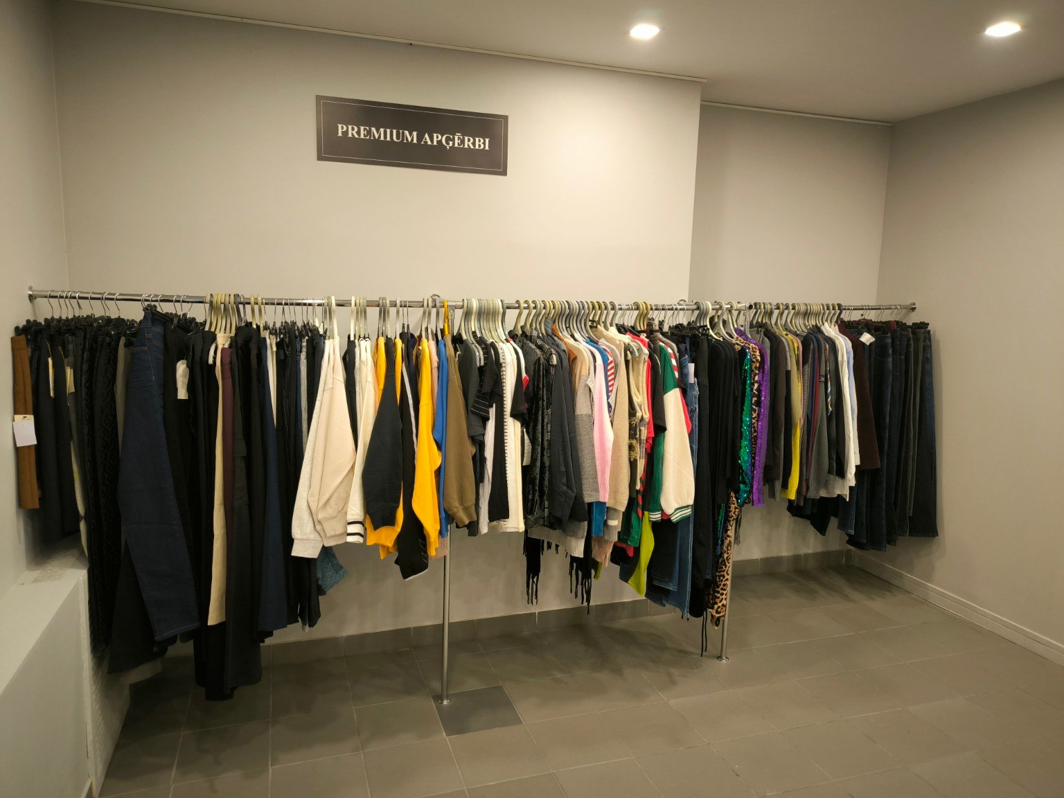 Second hand men’s clothing in Riga